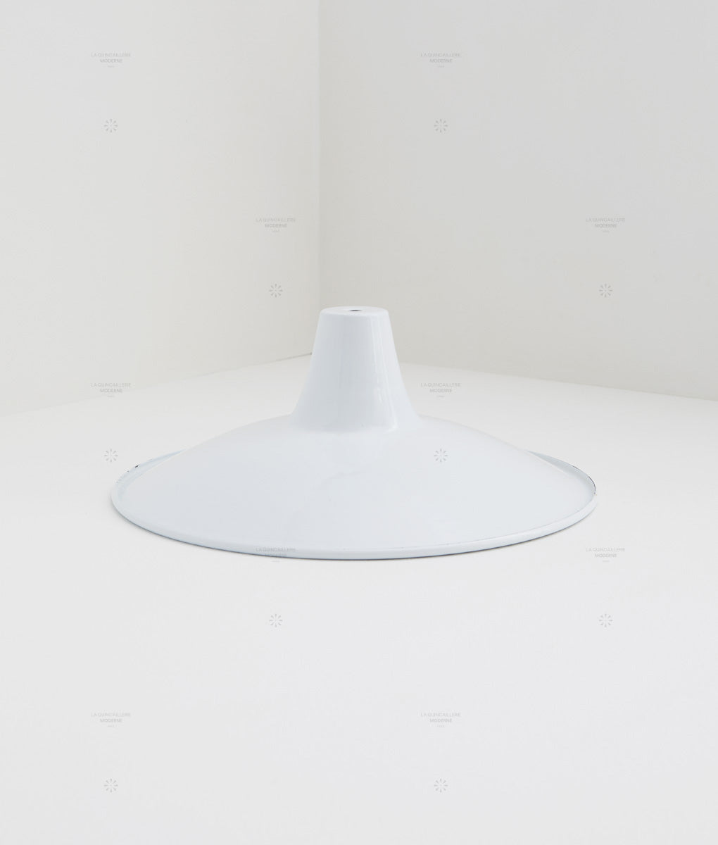 Abat-jour évasé en métal émaillé - La Quincaillerie moderne