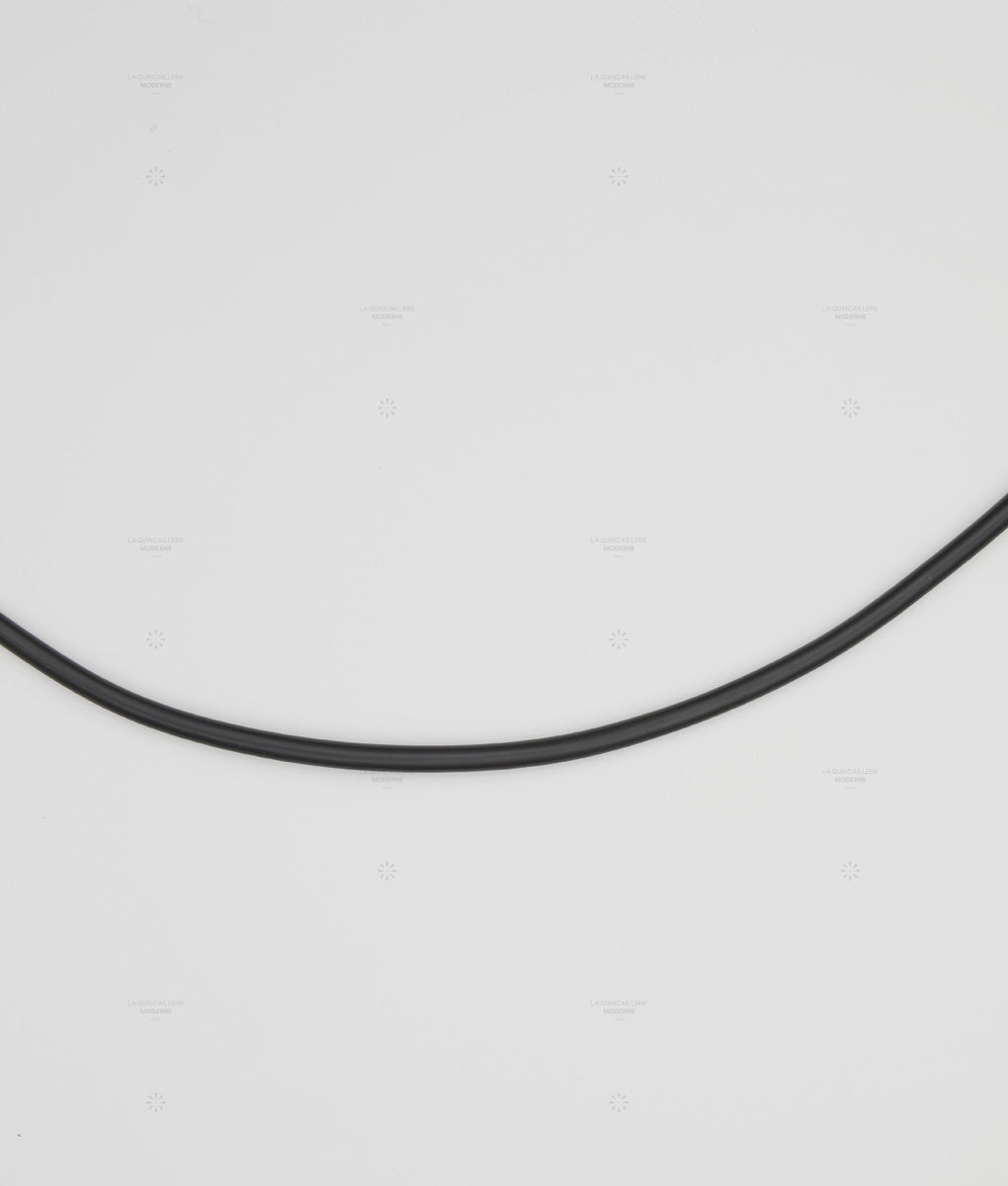 Câble électrique PVC rond noir