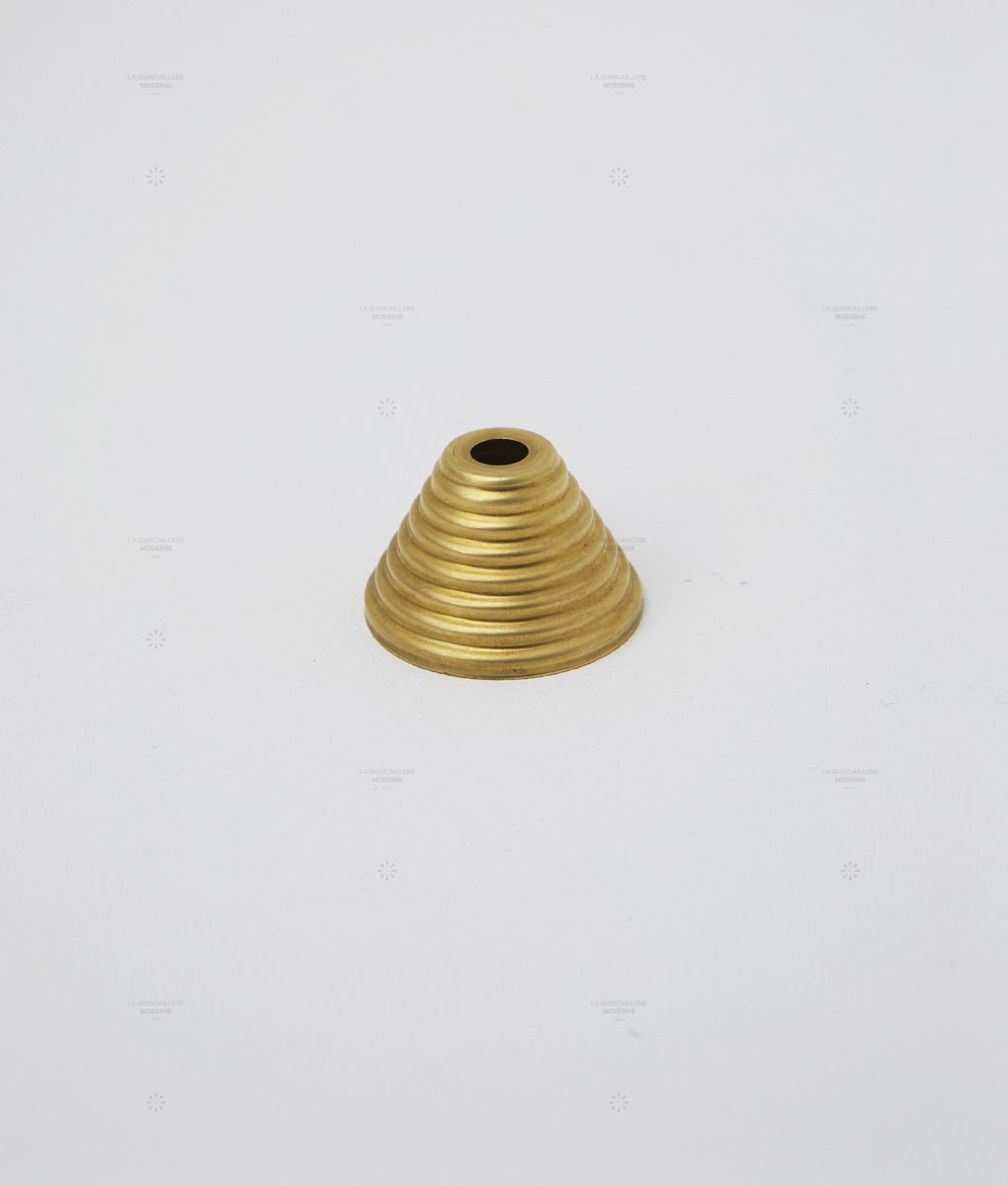 Cache-douille en laiton "Babel"