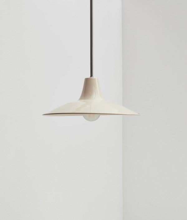 Lustre "Élémentaire" métal, crème, petit