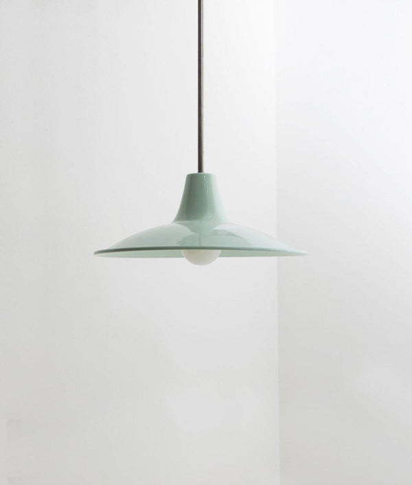 Lustre "Élémentaire" métal, vert pastel, petit