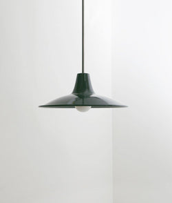 Lustre "Élémentaire" métal, vert profond, petit