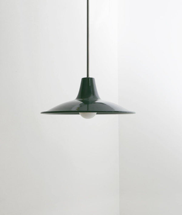 Lustre "Élémentaire" métal, vert profond, petit