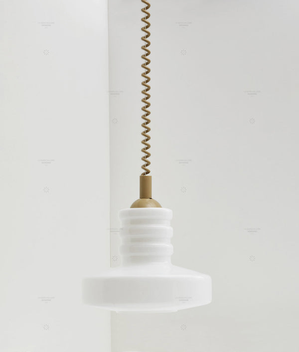 Suspension monte et baisse "Coup de fil", modèle I, câble beige