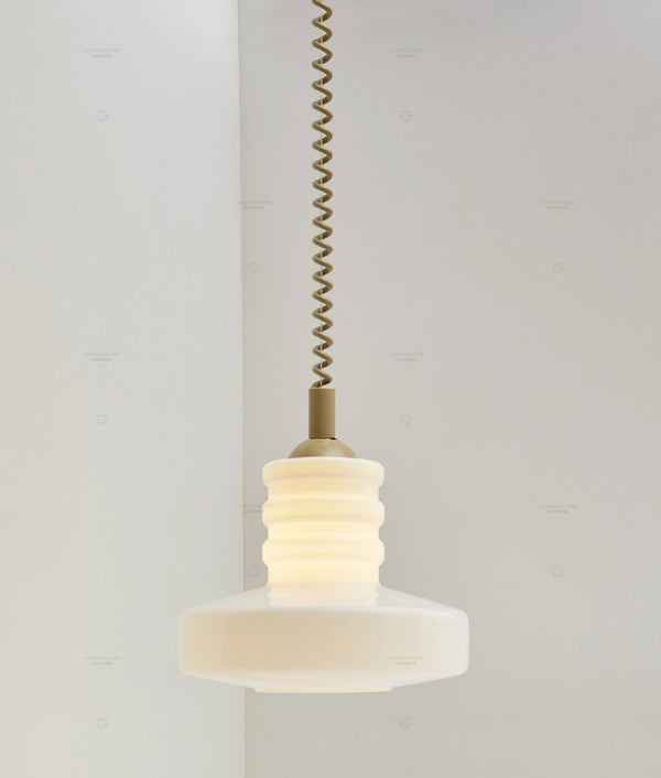 Suspension monte et baisse "Coup de fil", modèle I, câble beige