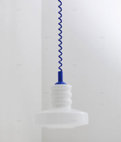 Suspension monte et baisse "Coup de fil", modèle I, câble bleu majorelle