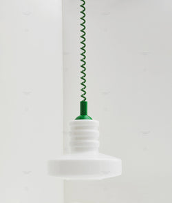 Suspension monte et baisse "Coup de fil", modèle I, câble vert vif