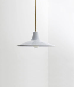 Lustre "Élémentaire" laiton, blanc, petit
