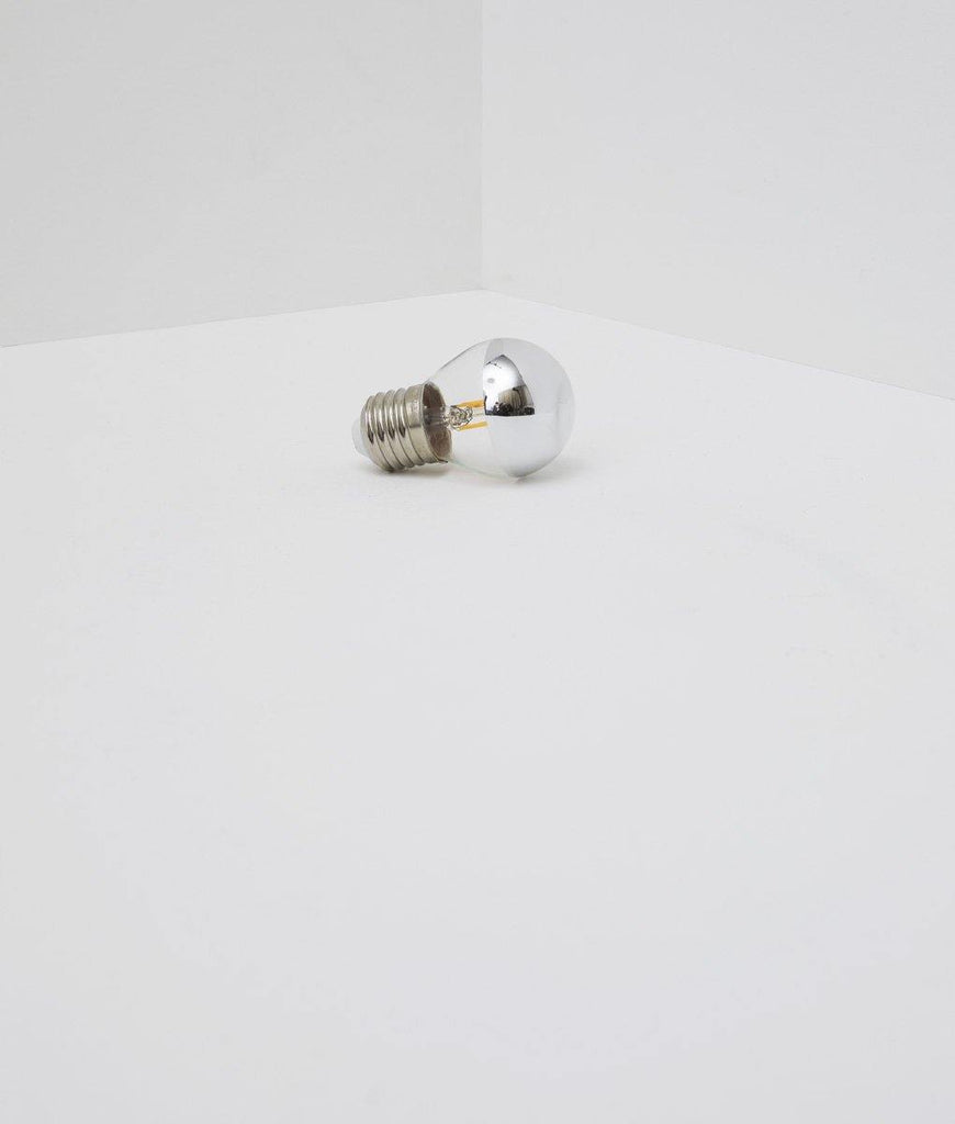 Ampoule LED E14 calotte argentée