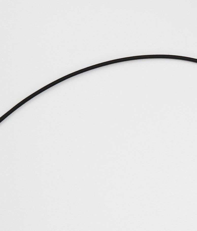 Câble électrique PVC rond noir